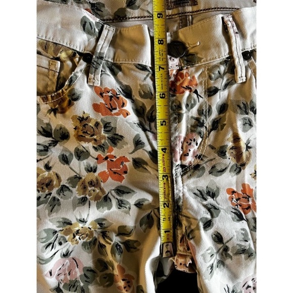 Anthropologie Citizens of Humanity Thompson Medium Rise skinny floral Jeans - Picture 14 of 16